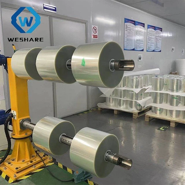 PET silicone coated film for heat transfer